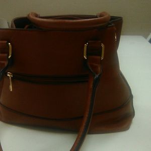 Leather brown purse